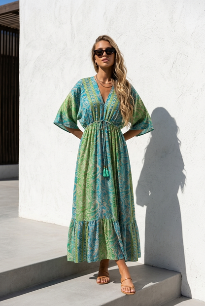 Sunset Coral Dress
