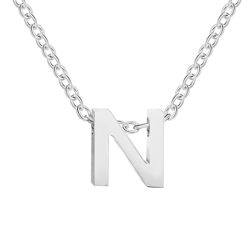 Initial Glow Letter Necklace ~ Waterproof