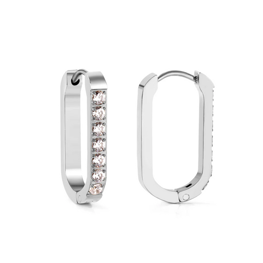 Halo Bar Hoops ~ Waterproof