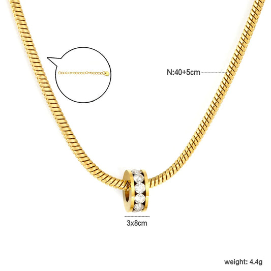 Halo Crystal Necklace ~ Waterproof