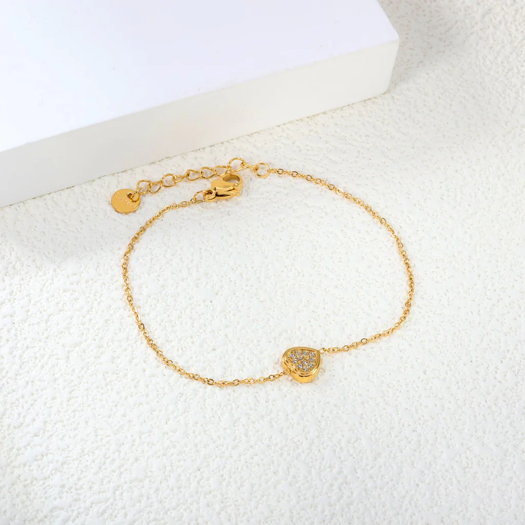 Petite Spark Heart Bracelet ~ Waterproof