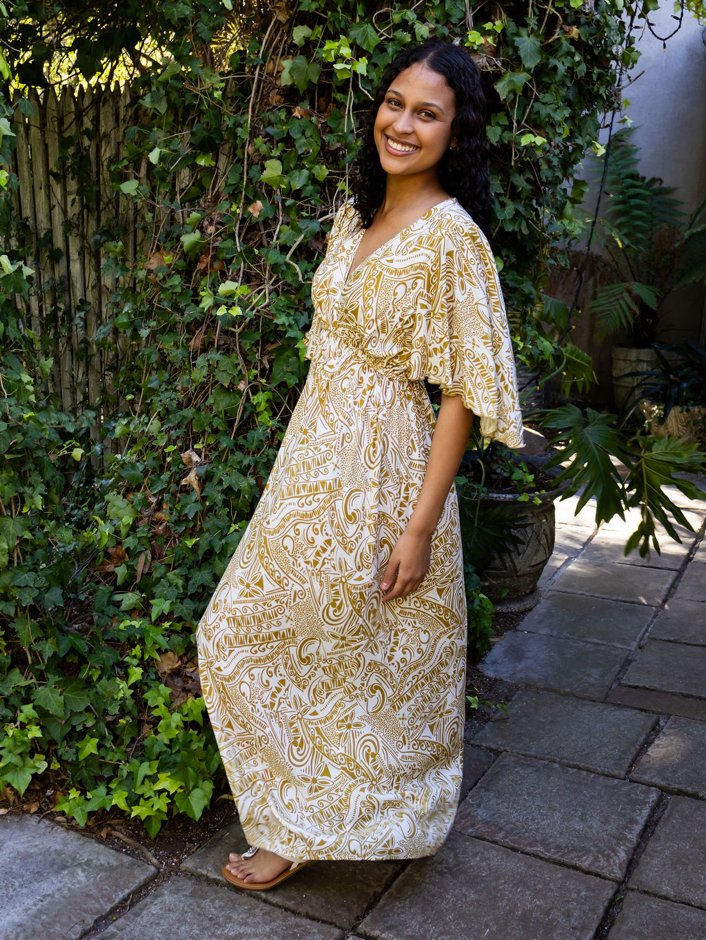 Bali Breeze Dress ~ Island Script
