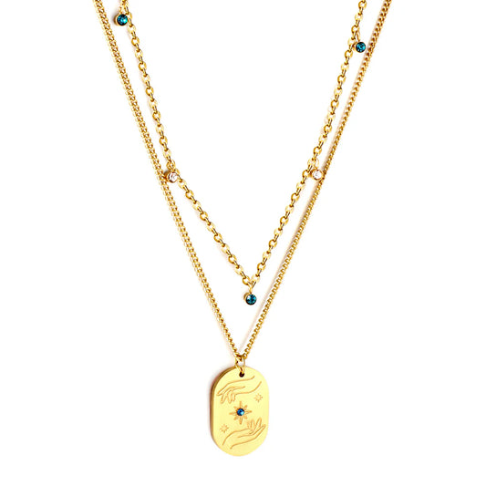 Soley Layered Necklace ~ Waterproof