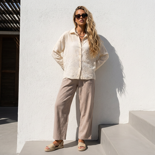 Fleur Embroidered Shirt