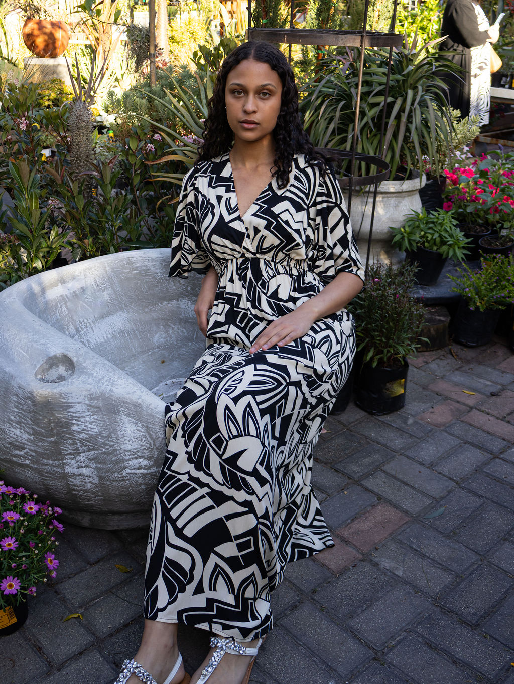 Bali Breeze Dress ~ Tribal Geo