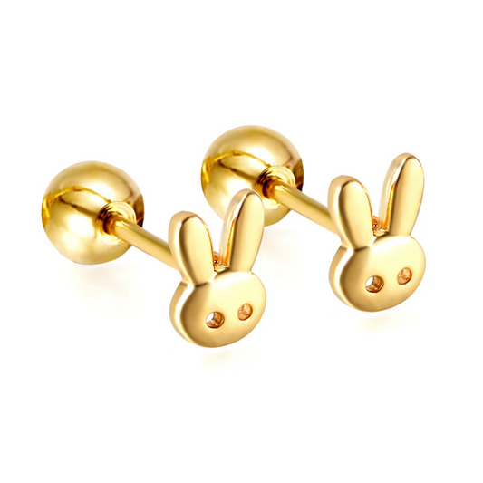 Wave Bunny Studs ~ Waterproof