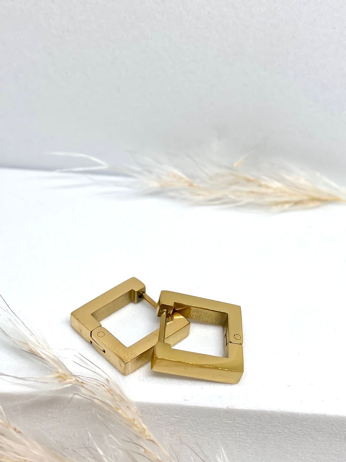 Liv Gold Square Hoops