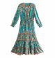 Indigo Blossom Dress