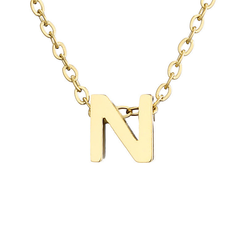 Initial Letter Necklace