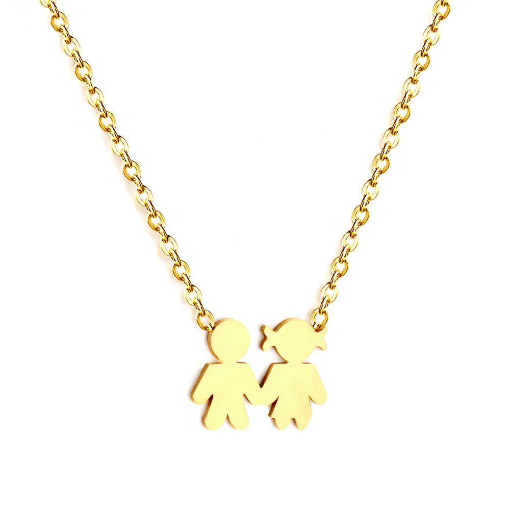 Little Me Jack & Jill Necklace ~ Waterproof
