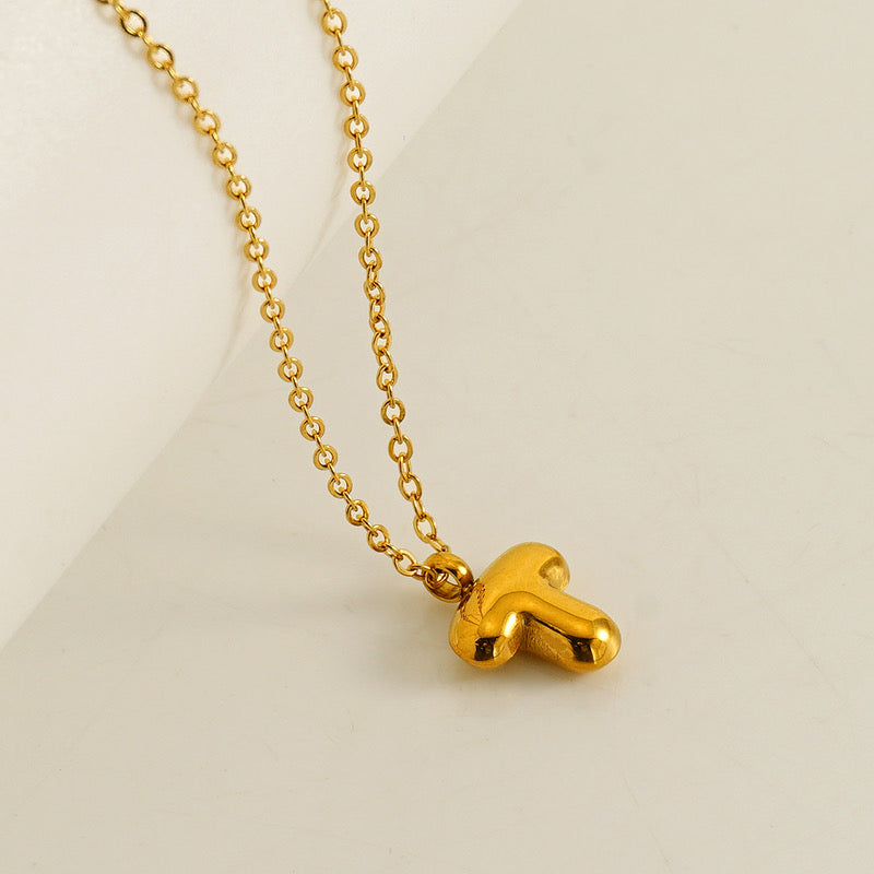 Balloon Letter Necklace ~ Waterproof