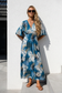 Bali Breeze Dress ~ Palm Print