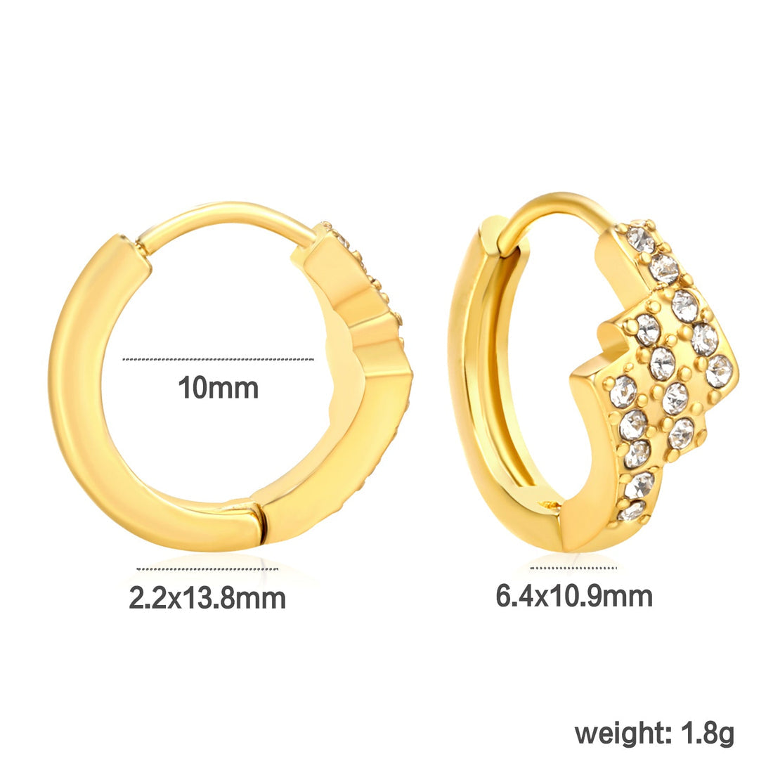 Tidecrest Hoops ~ Waterproof