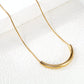 Golden Arc Necklace ~ Waterproof