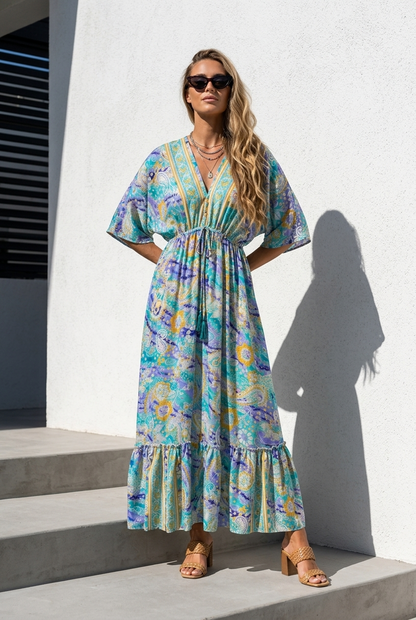 Sunset Coral Dress