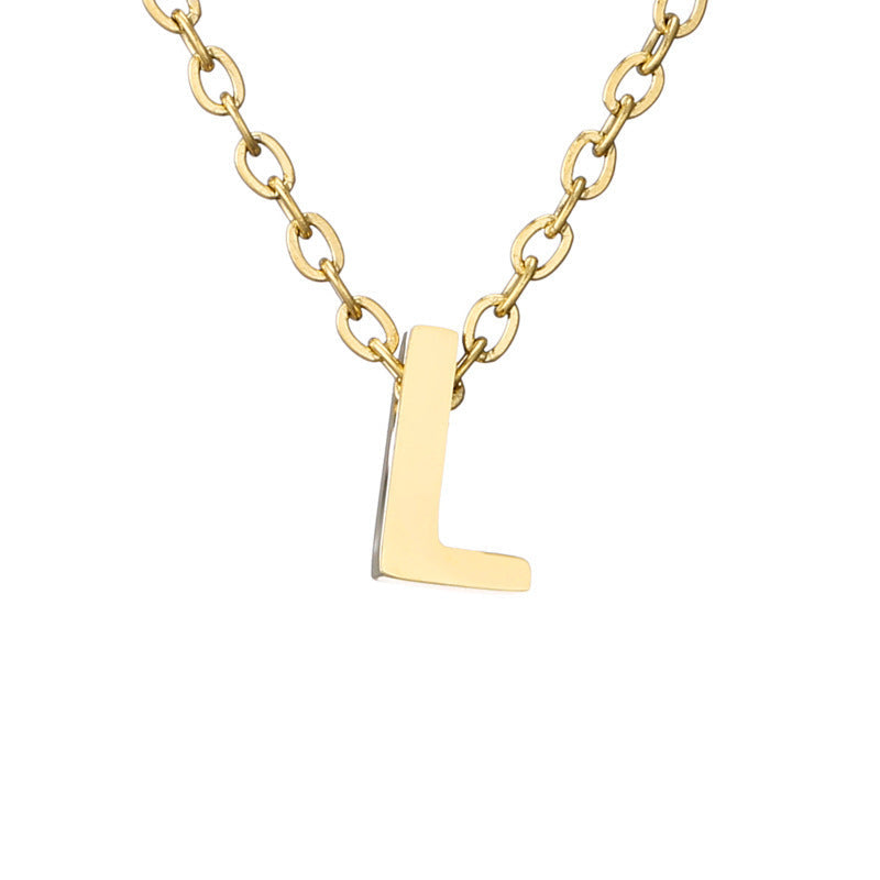 Initial Letter Necklace