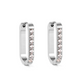 Halo Bar Hoops ~ Waterproof