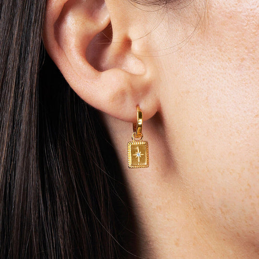 Starsky Gold Dangle Earrings