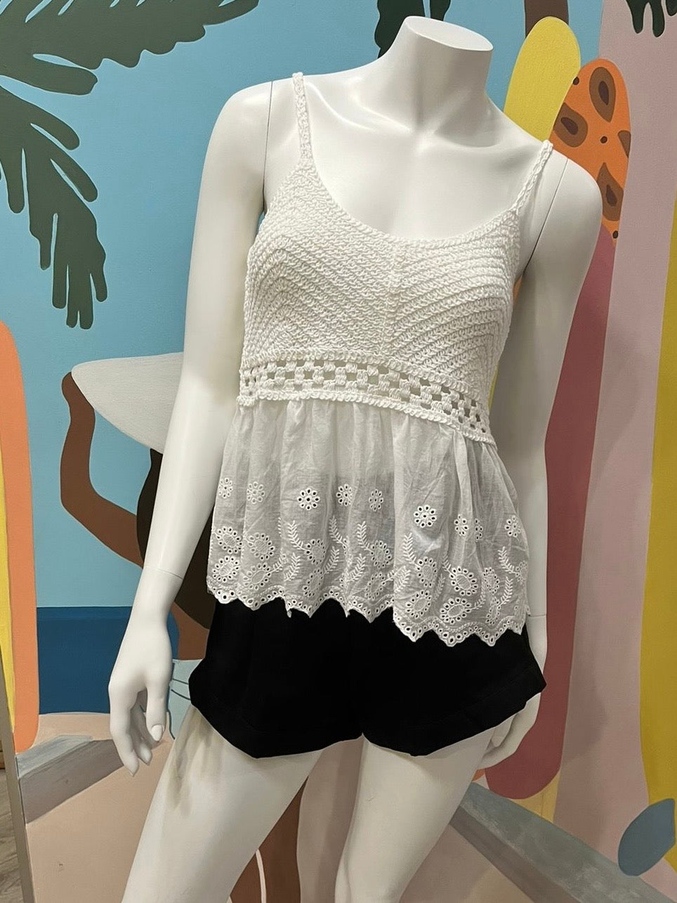 Sweet Daisy Crochet Top