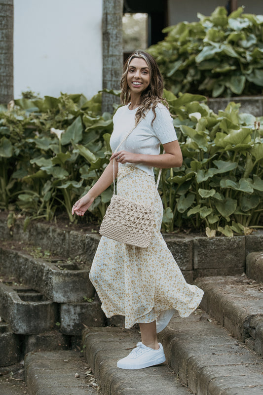 Clyde Wrap Skirt ~ Sunglow