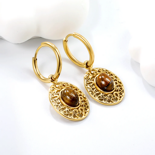 Terra Glow Earrings ~ Waterproof