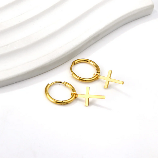 Neriah Hoop Earrings ~ Waterproof