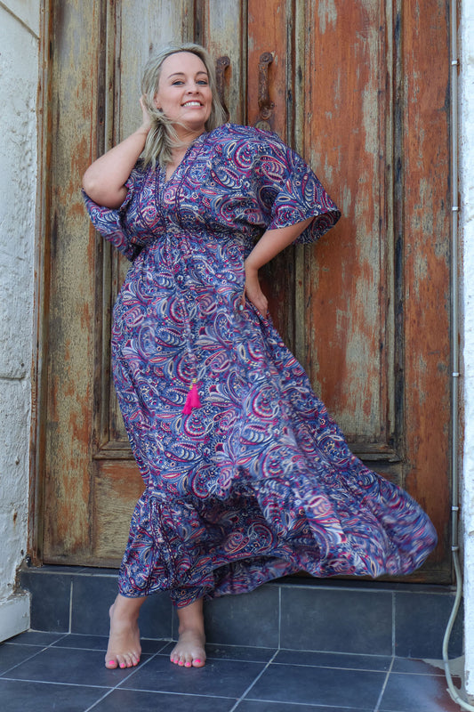 Sunset Coral Dress