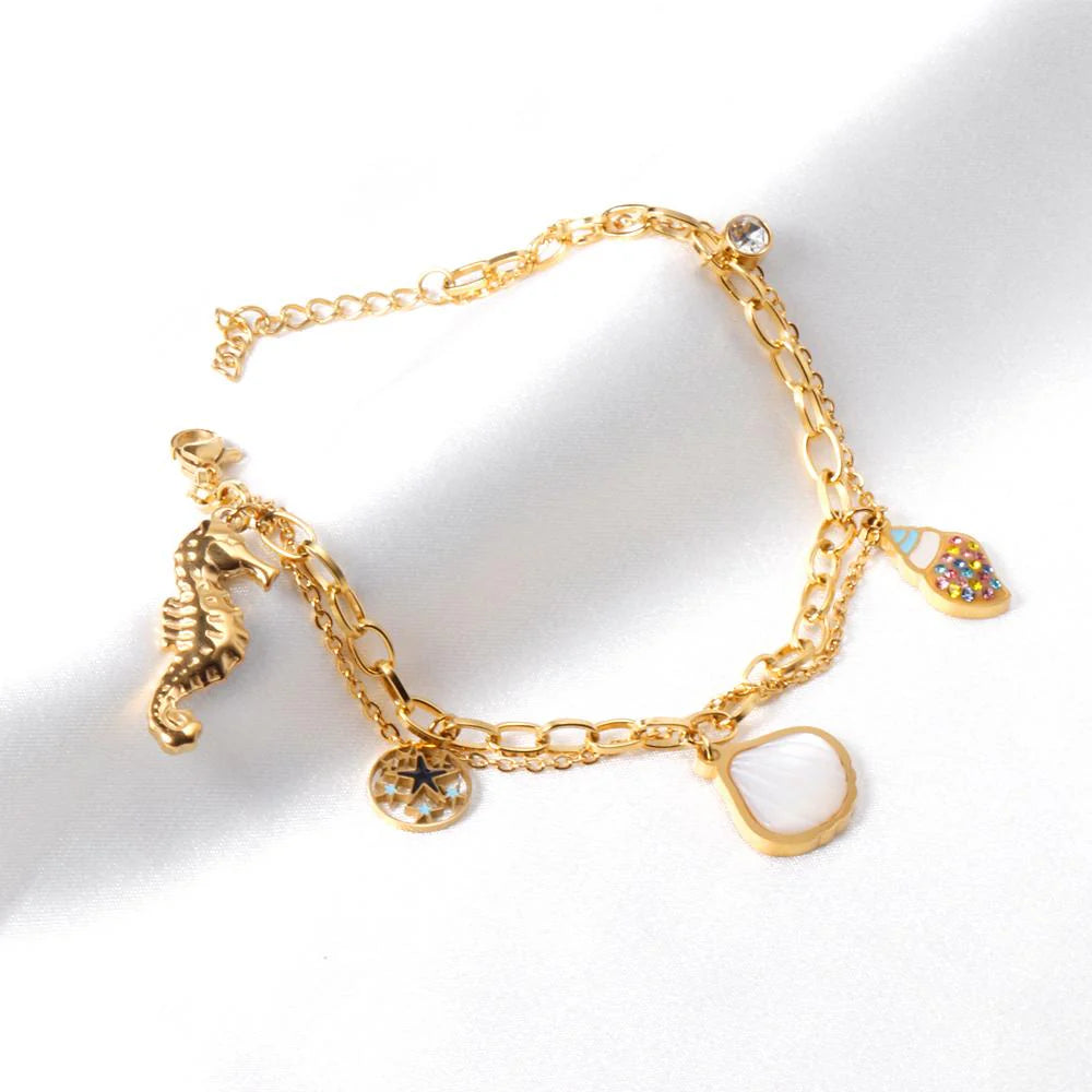 Whimsy Wave Bracelet ~ Waterproof