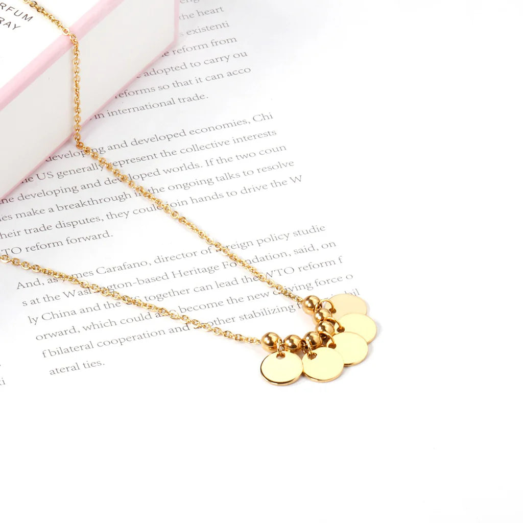 Zion Disc Necklace ~ Waterproof