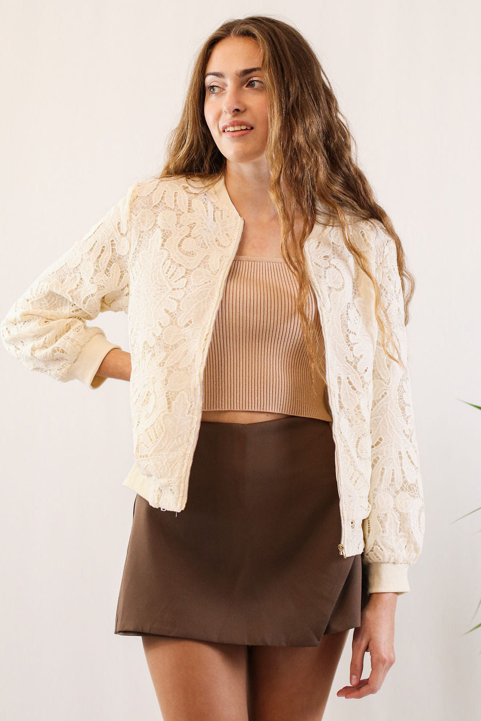 Mocha Minimal Skort