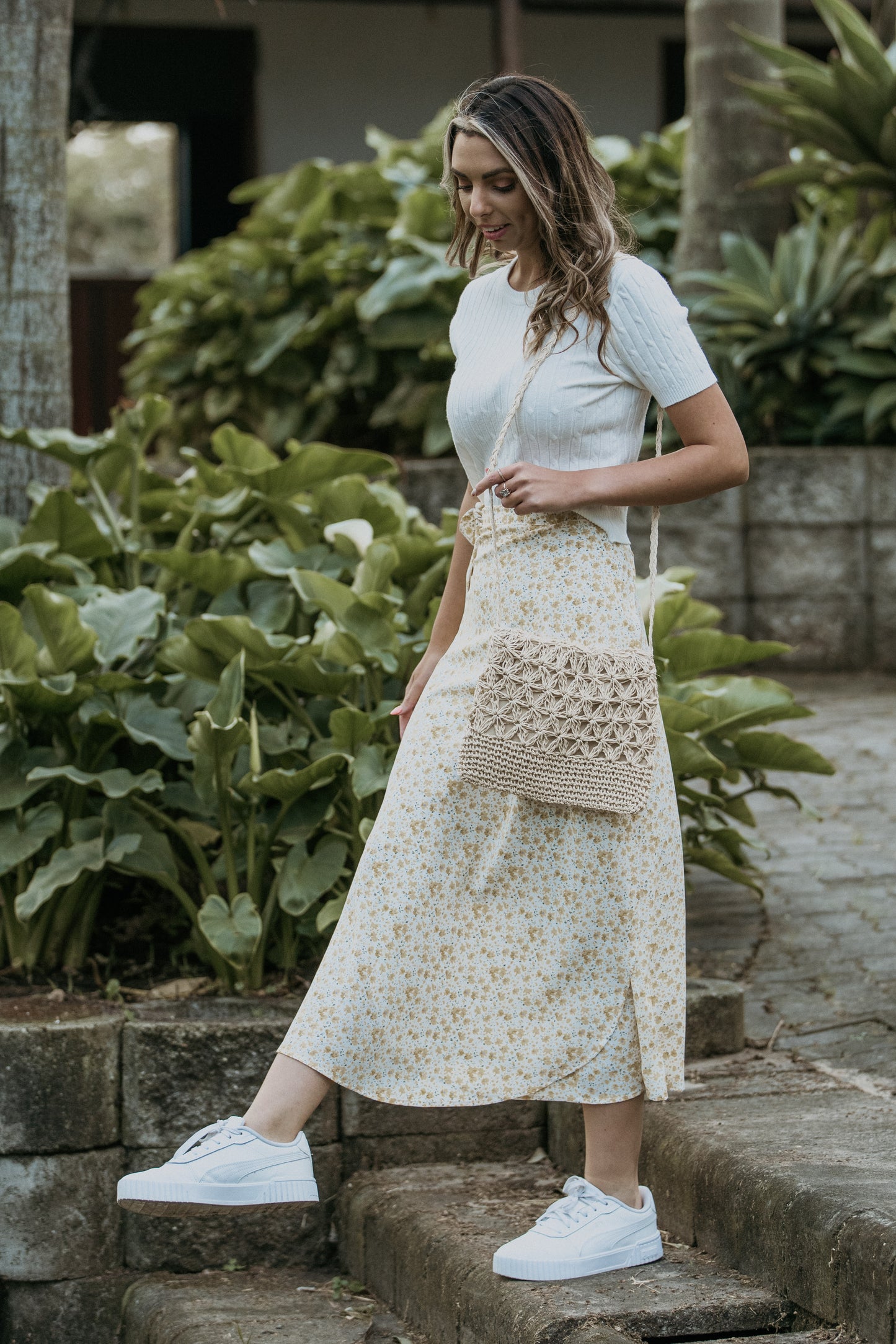 Clyde Wrap Skirt ~ Sunglow