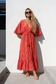 Sunset Coral Dress