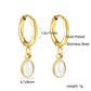 Ivory Charm Earrings ~ Waterproof