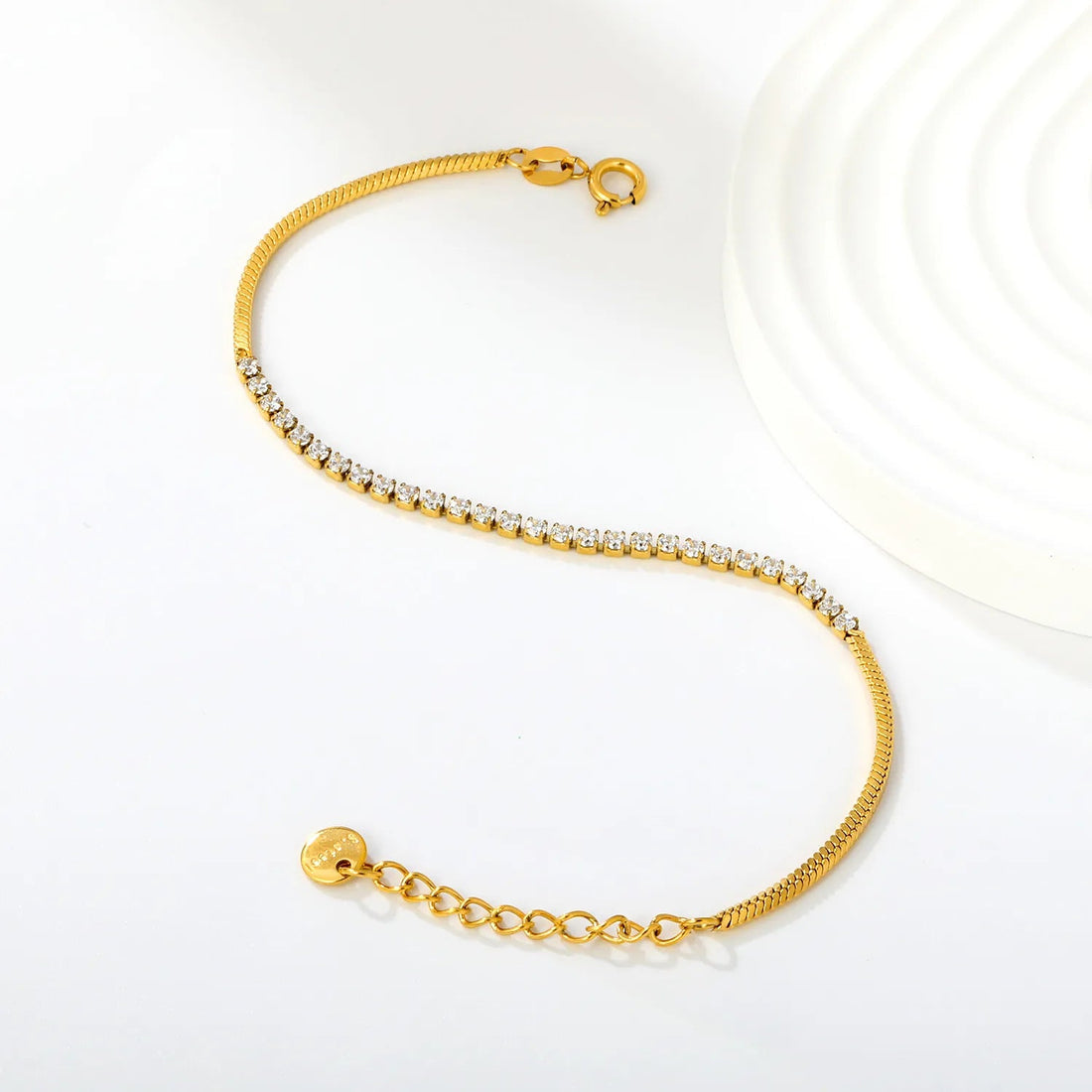 Coastal Spark Tennis Bracelet ~ Waterproof