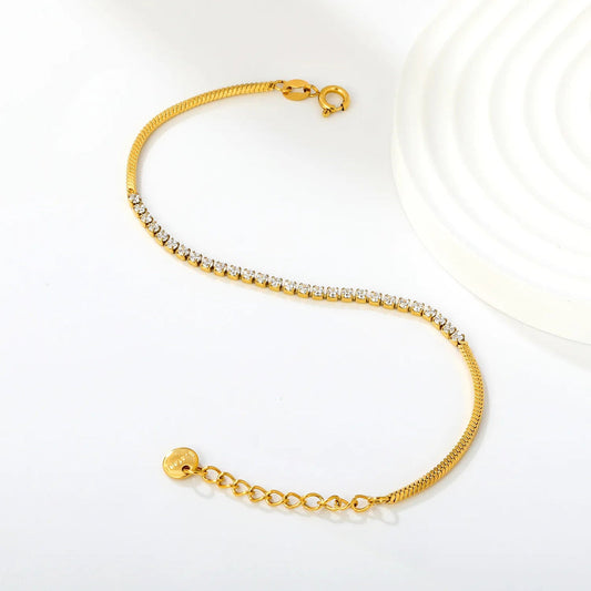 Coastal Spark Tennis Bracelet ~ Waterproof