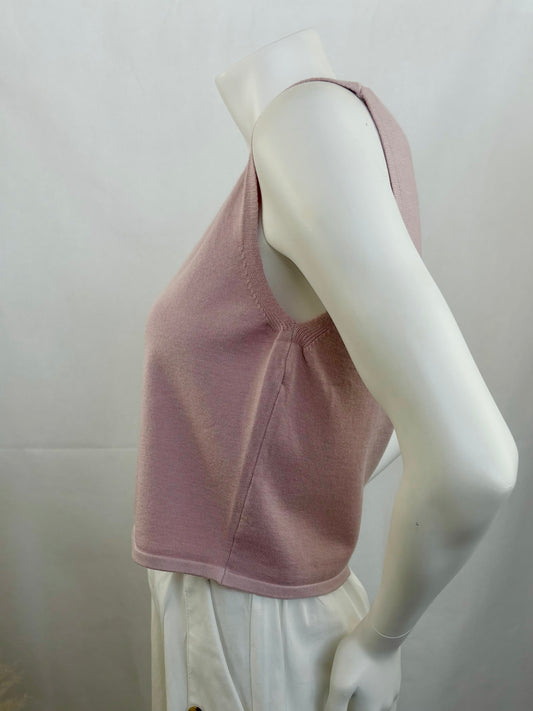 Opal Knit Gilet ~ Blush