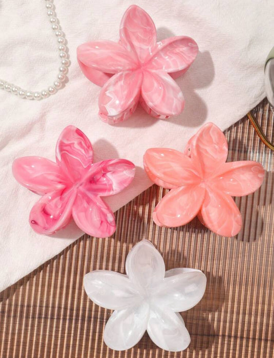 Ocean Flower Hair Claw