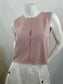 Opal Knit Gilet ~ Blush