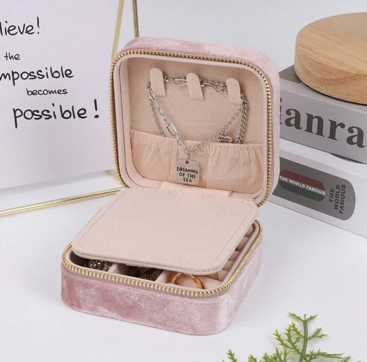 Lux Velvet Jewellery Box