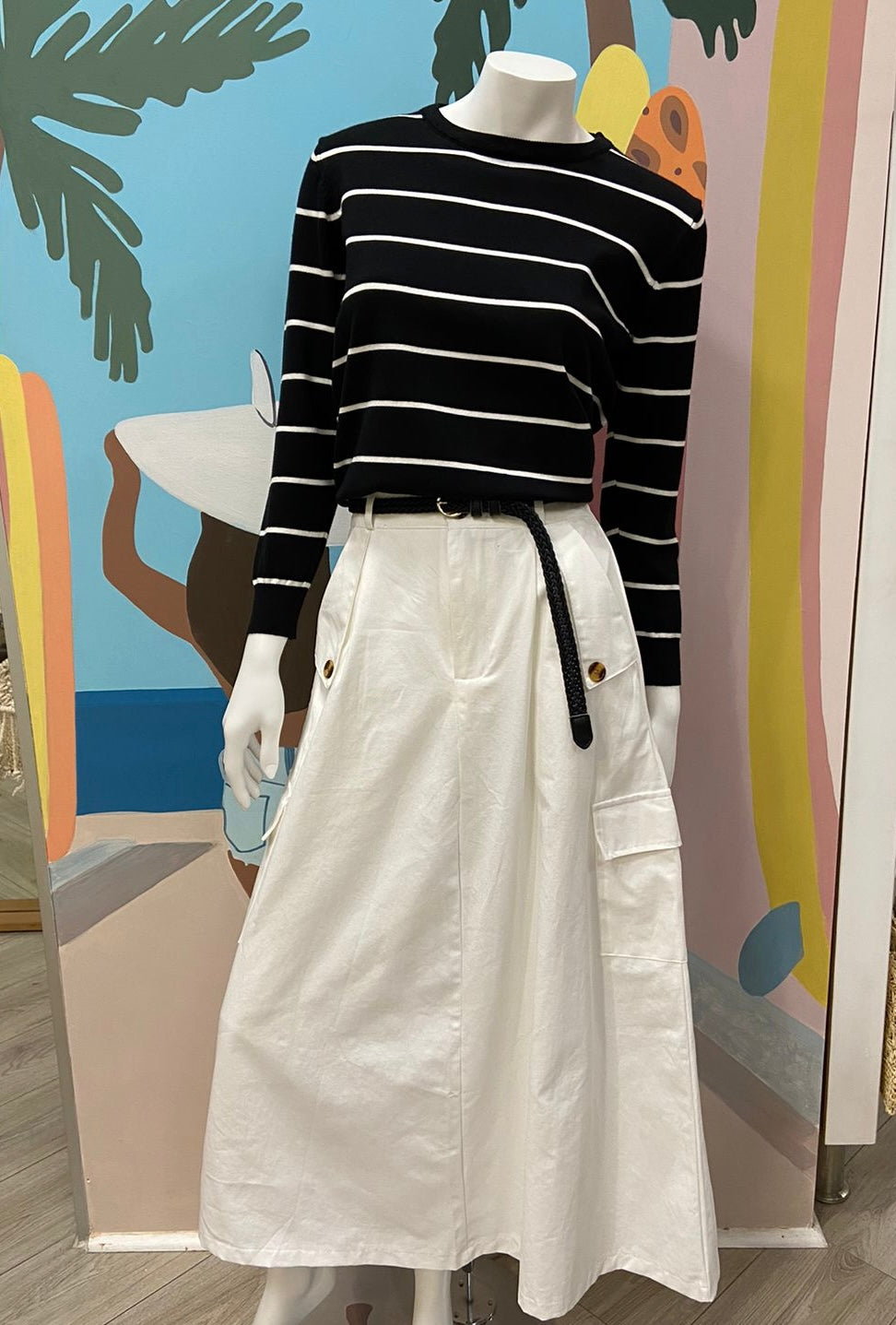 Gina Skirt ~ White