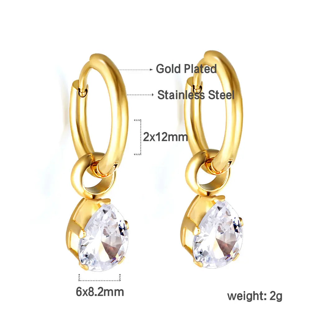 Soltice Glow Earrings ~ Waterproof