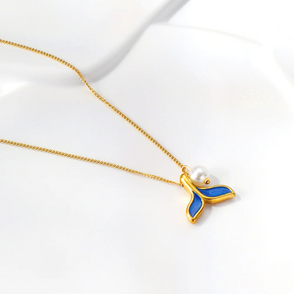 Whale Song Necklace ~ Waterproof