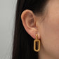 Sadie Oval Drop Earrings