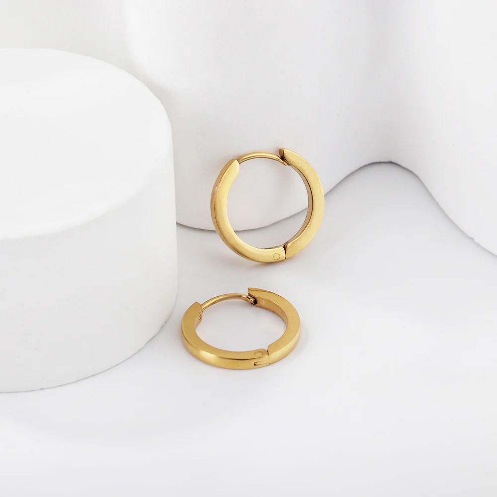 Seaglass Hoops ~ Waterproof