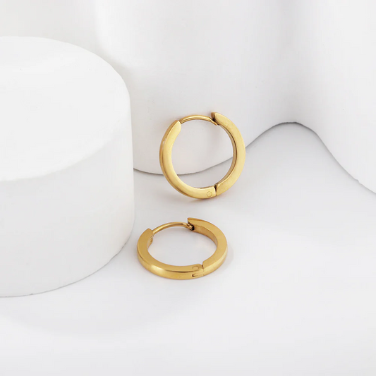 Seaglass Hoops ~ Waterproof