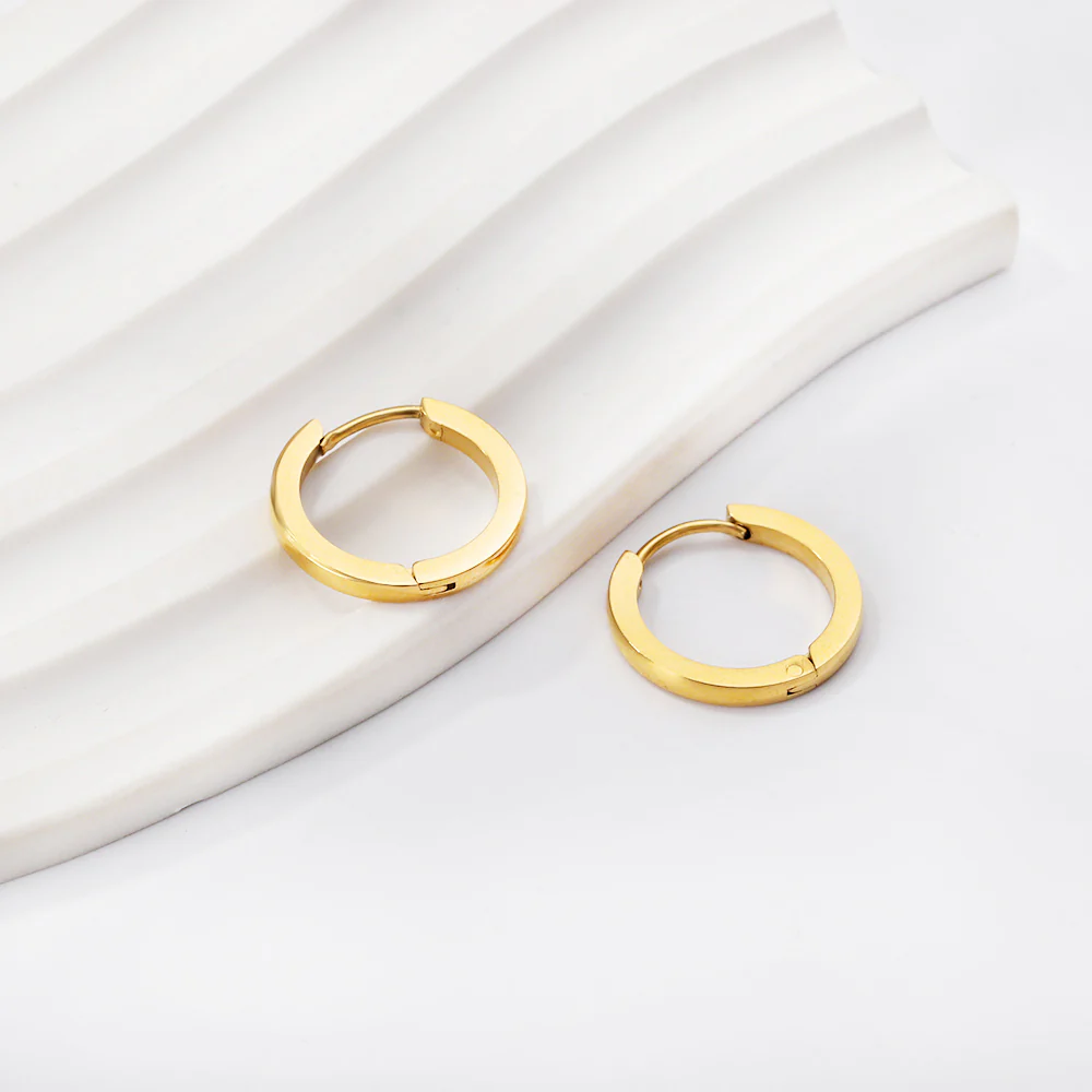 Seaglass Hoops ~ Waterproof