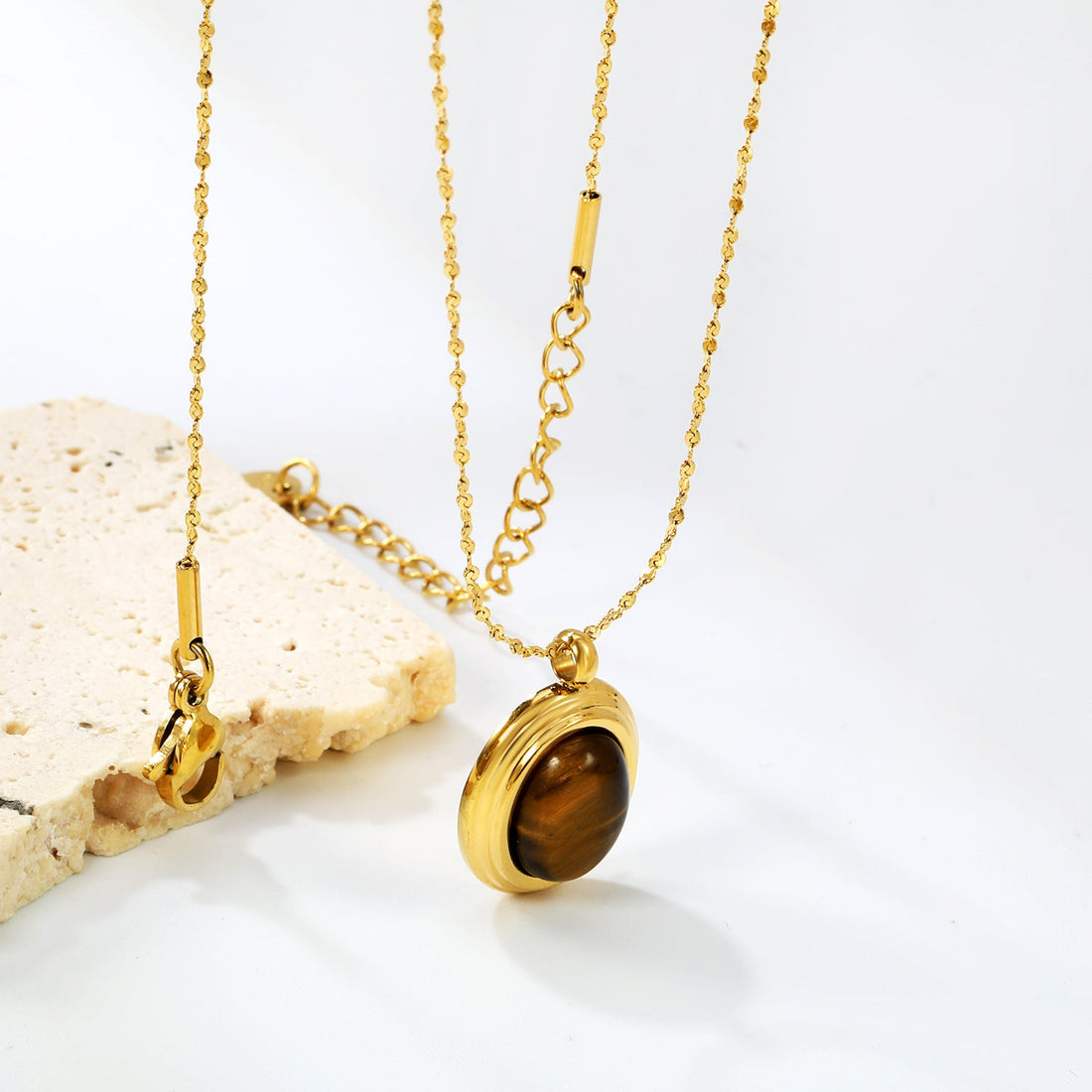 Sahara Stone Necklace ~ Waterproof