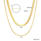 Golden Flow Layered Chain ~ Waterproof