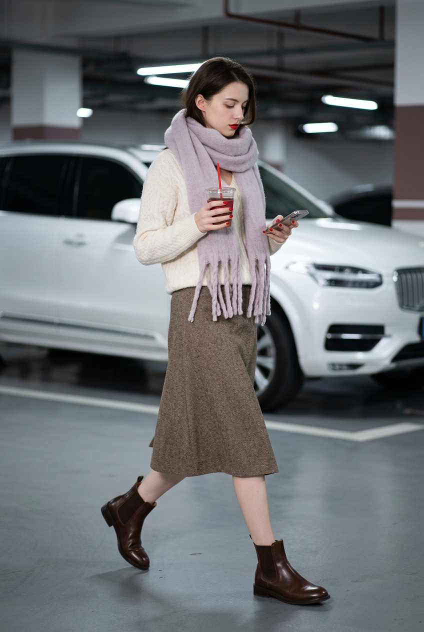 Blush Cloud Scarf