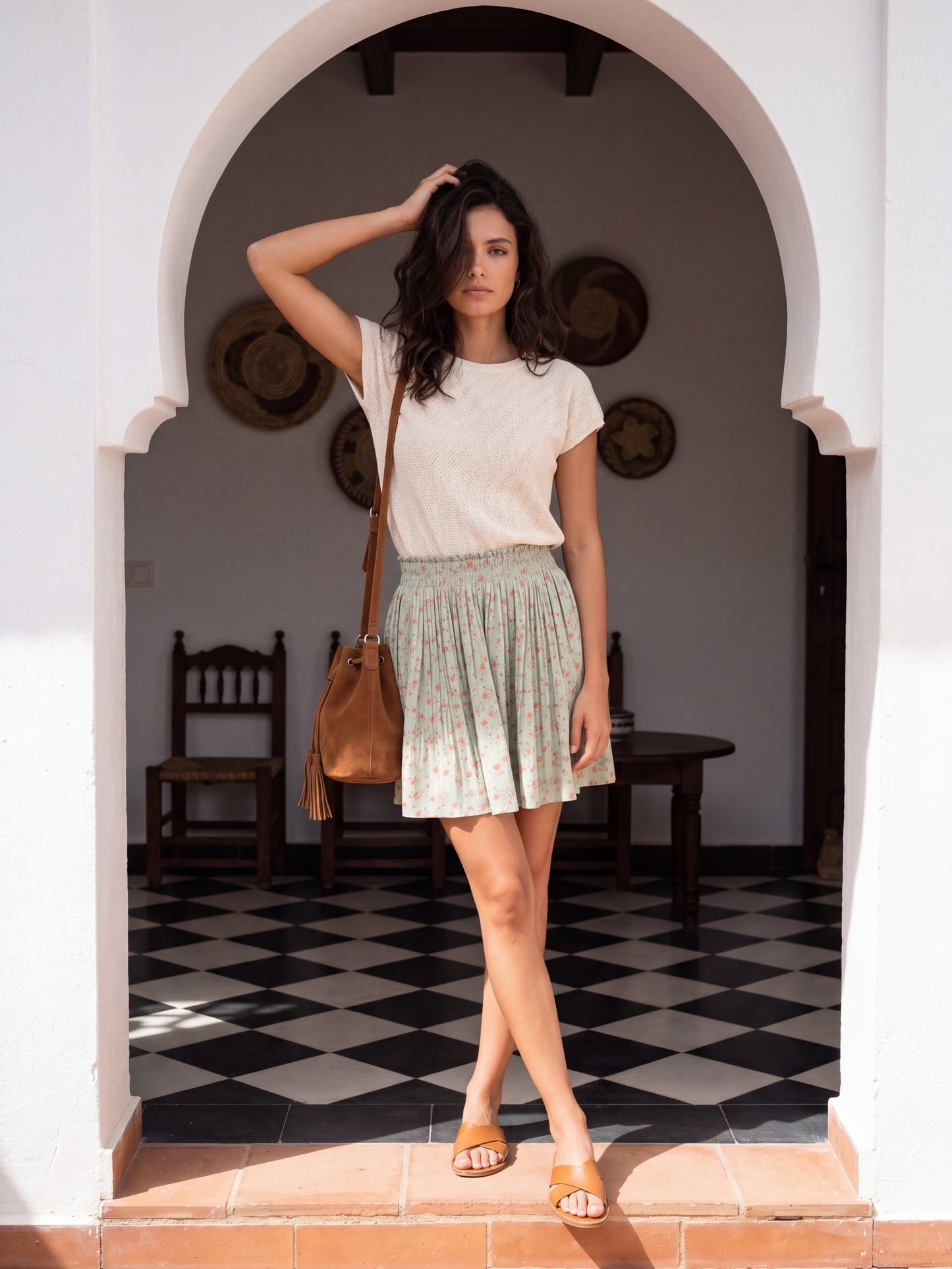 Prairie Bloom Mini Skirt
